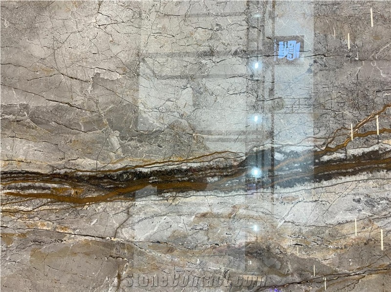 Golden Gray Marble Finished Product