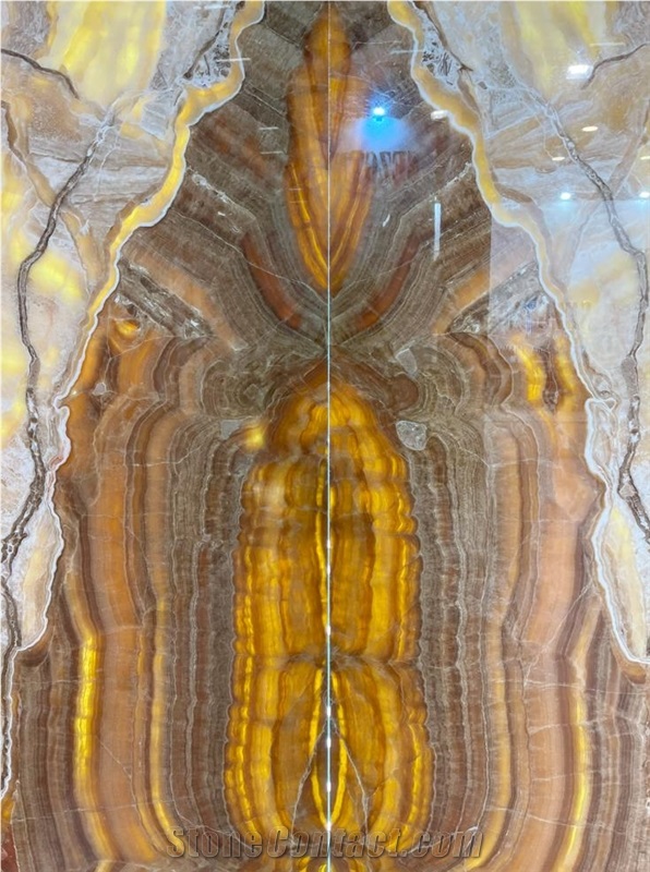 Honey Crema Onyx Slab