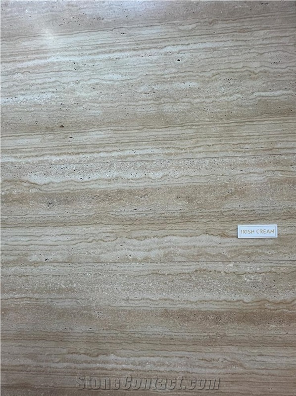 Irish Cream Travertine Finished Product