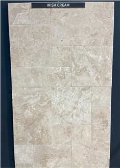 Irish Cream Travertine Finished Product