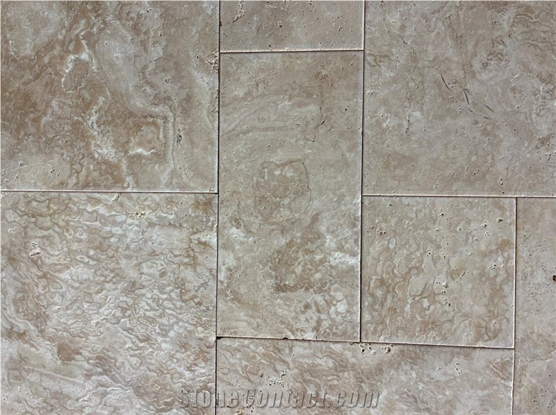 Irish Cream Travertine Finished Product