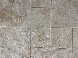 Irish Cream Travertine Finished Product