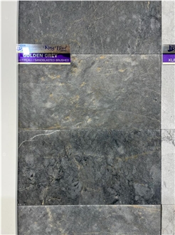 King Blue Golden Grey Marble Finished Product