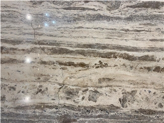 Modena Grey Travertine Slab