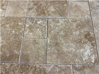 Peru Walnut Travertine Finished Product