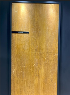 Sivas Yellow Travertine Slab
