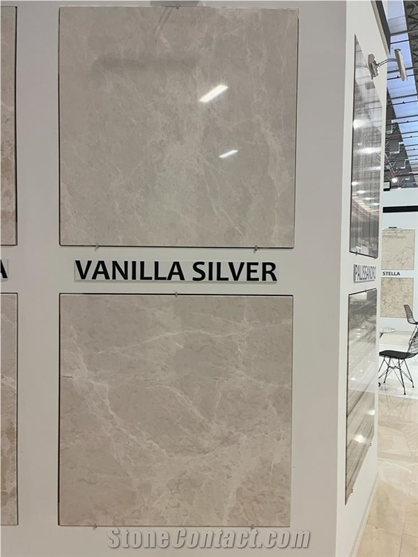 Vanilla Silver Marble Finished Product