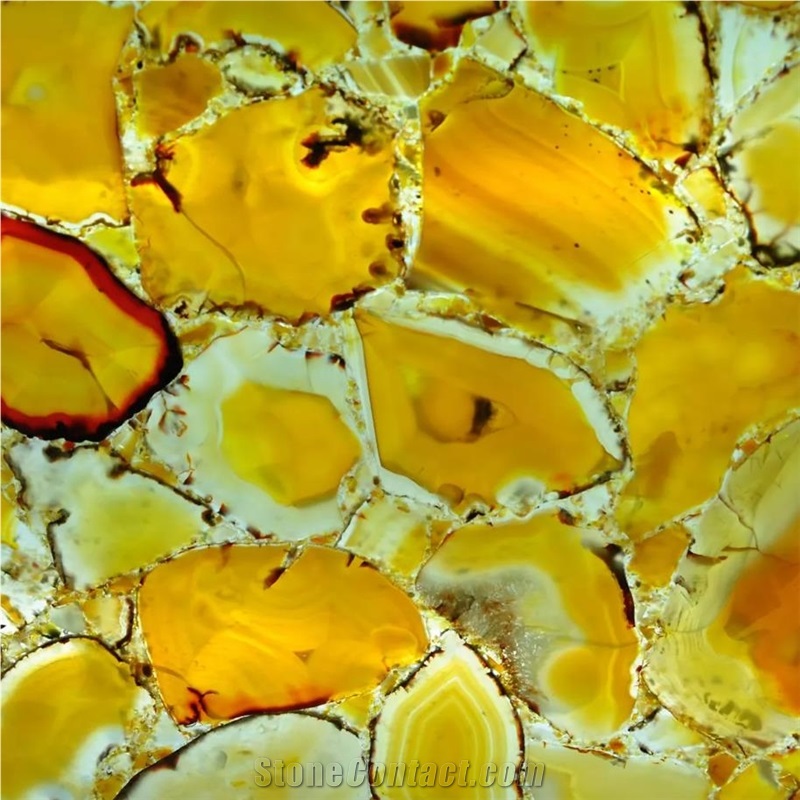 Yellow Agate Semiprecious Stone importance=