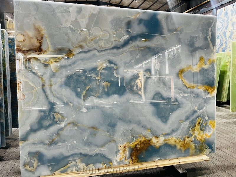 Blue Onyx Slabs