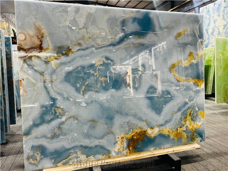 Blue Onyx Slabs