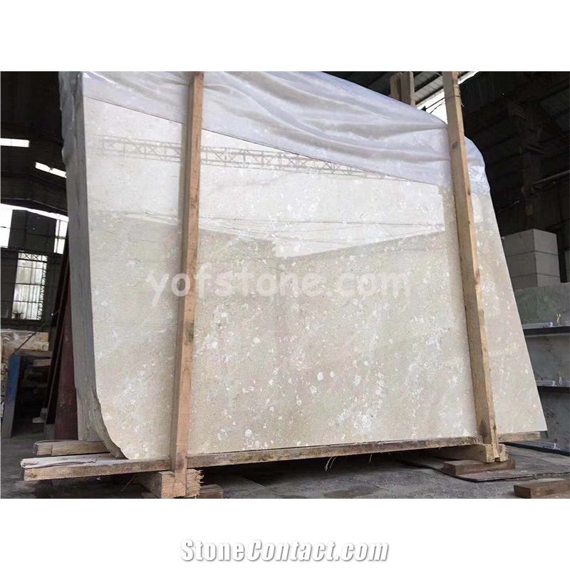 Buff Light Beige Marble Slab Tiles