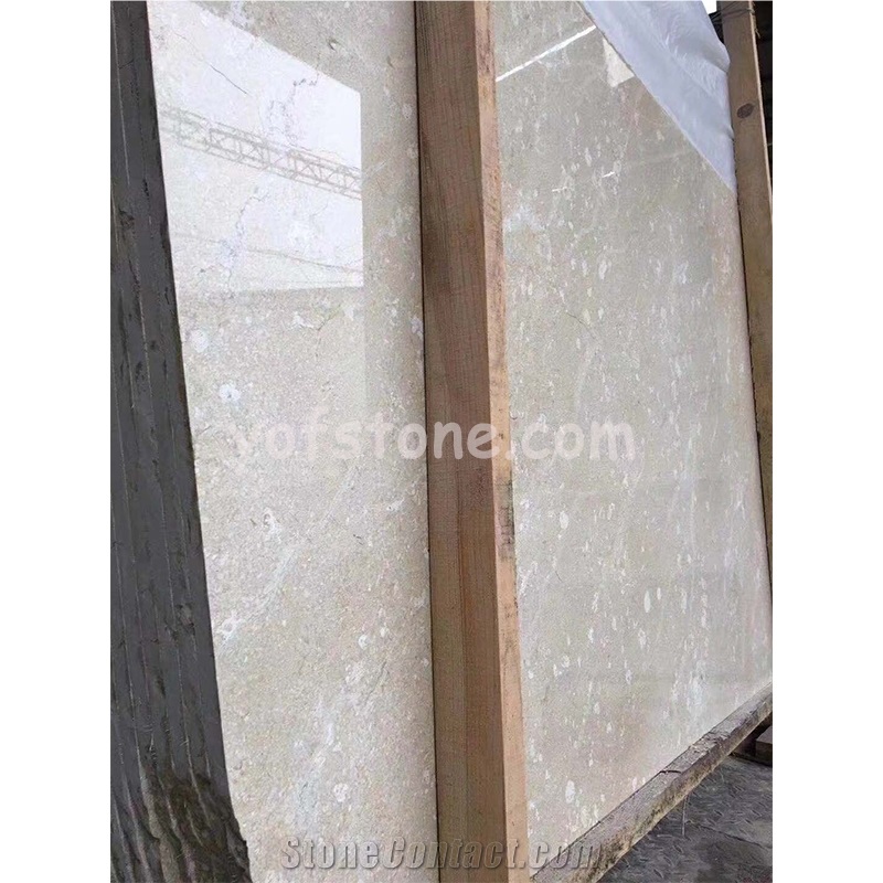 Buff Light Beige Marble Slab Tiles