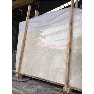 Buff Light Beige Marble Slab Tiles