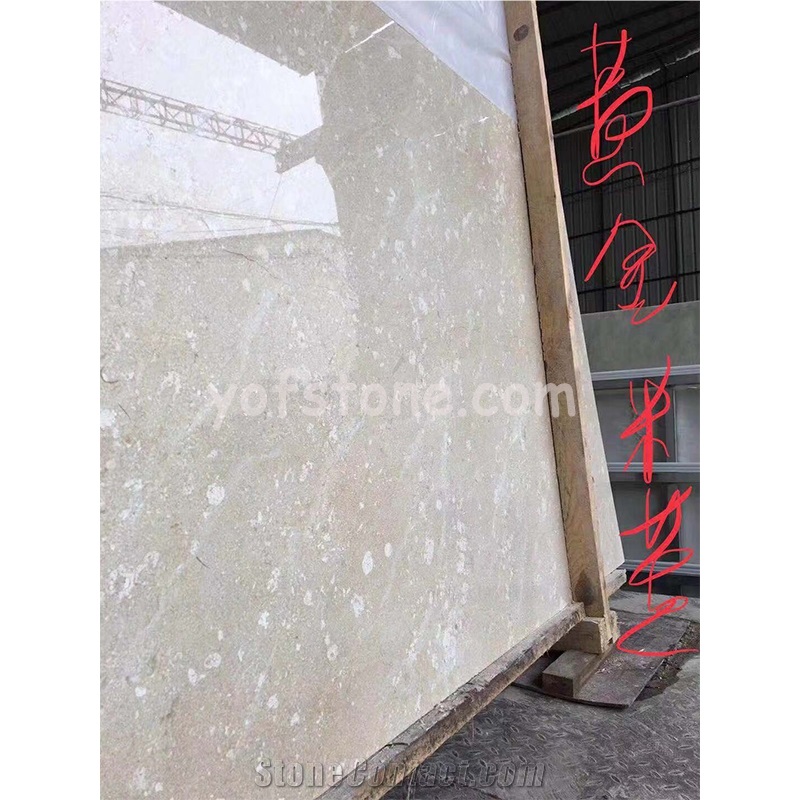 Buff Light Beige Marble Slab Tiles