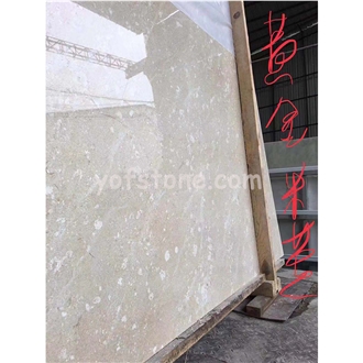 Buff Light Beige Marble Slab Tiles