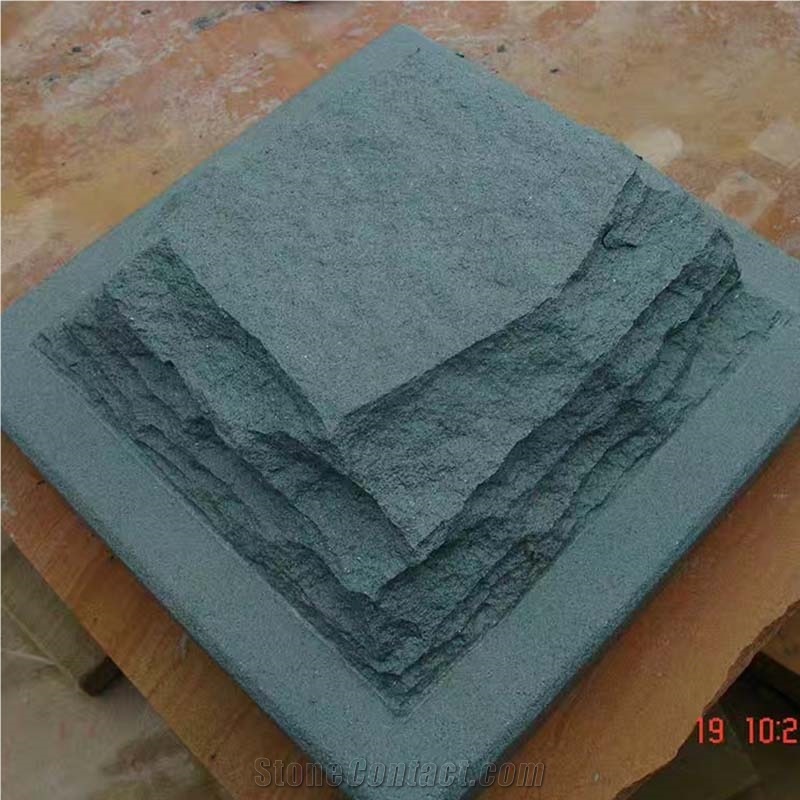 China Sandstone Mushroom Tile Slabs Split Wall Stone