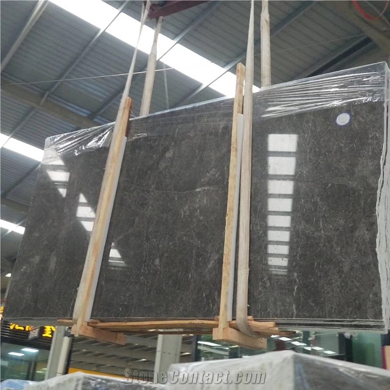 Cyprus Ash Grey Marble Slab Floor Tiles