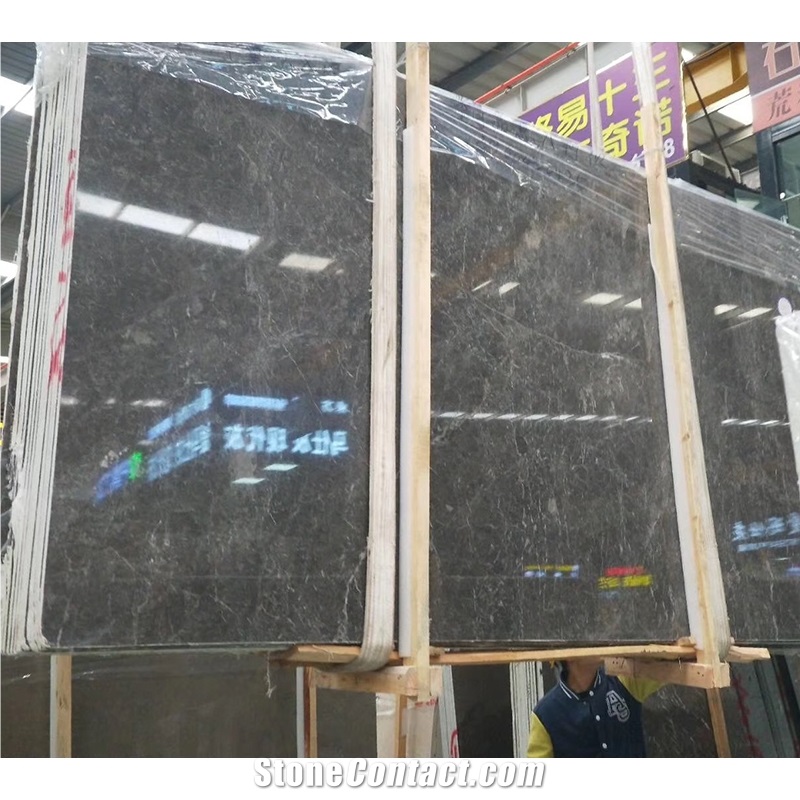 Cyprus Ash Grey Marble Slab Floor Tiles