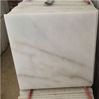 Guangxi White Marble Slab Floor Tile