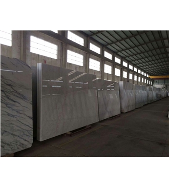Guangxi White Marble Slab Floor Tile