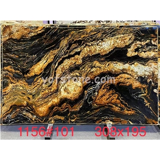 Polished Magma Gold Granite Slabs For Walling Use