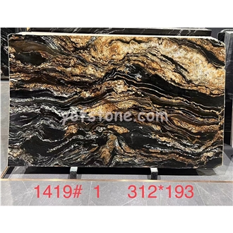 Polished Magma Gold Granite Slabs For Walling Use