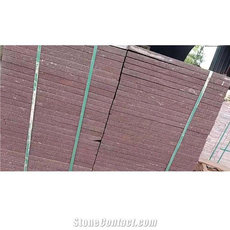 Purple Red Porphyry G666 Tile Paving Slab Slabs