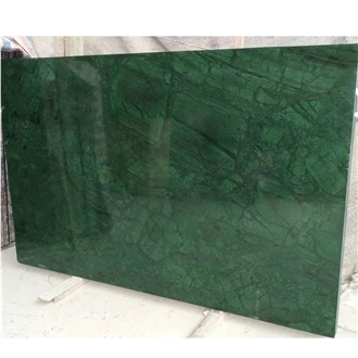 Sarla Dark Green India Forest Green Marble Slab Tiles