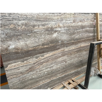 Silver Grey Travertine Tile Slabs