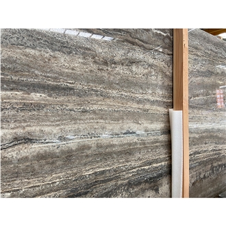 Silver Grey Travertine Tile Slabs