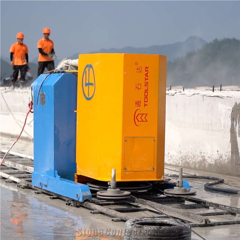 360 Rotating Quarry Wire Saw Machine For Granite & Marble Quarrying