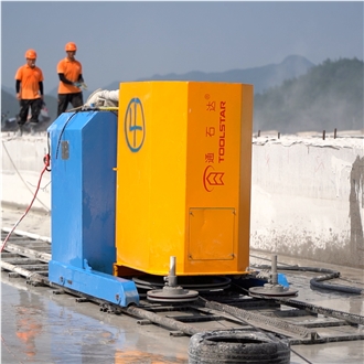 360 Rotating Quarry Wire Saw Machine For Granite & Marble Quarrying