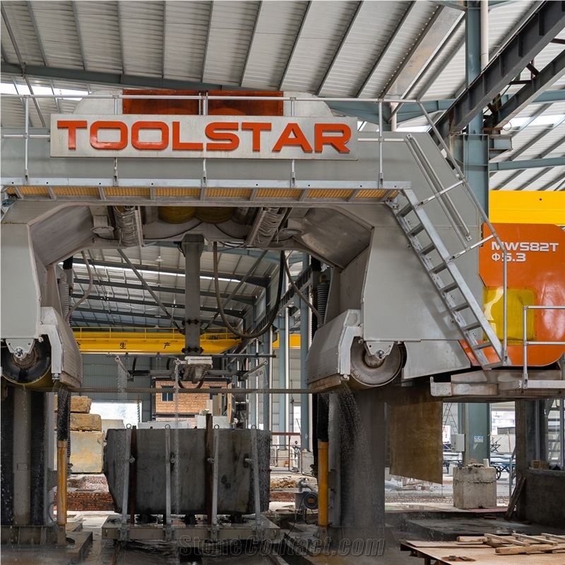 Diameter 4.3/ 5.3/ 6.3/ 7.3Mm Multi Wire Saw Machine For Stone Cutting