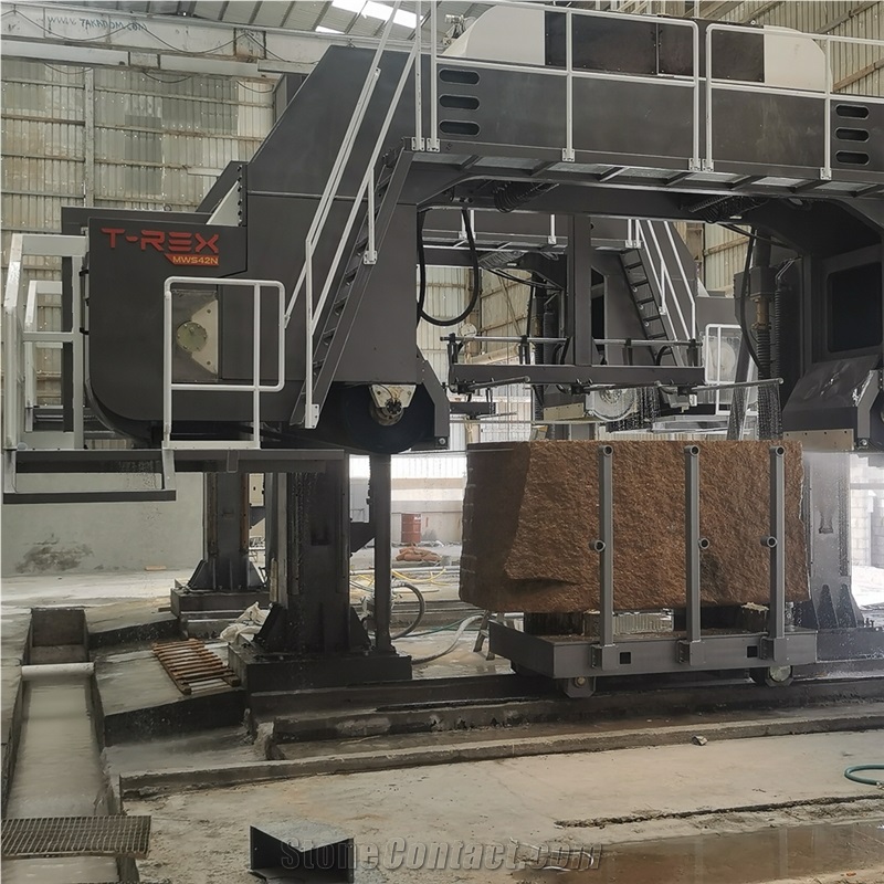 Multi Diamond Wire Saw Machine For Marble And Granite Block Cutting