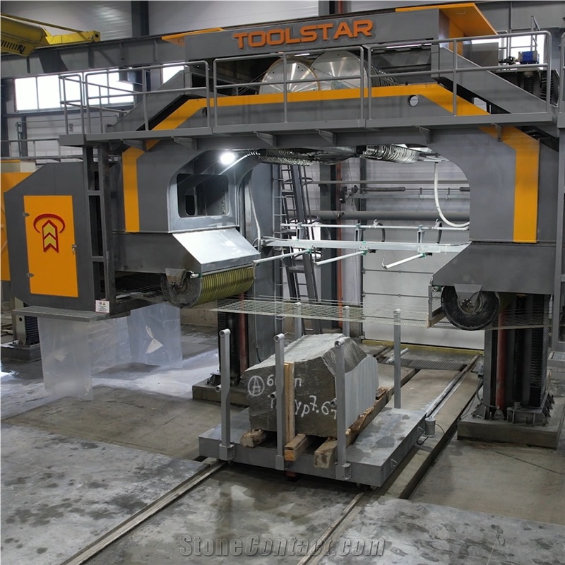 Multi Wire Saw Machine For Stone Block Cutting