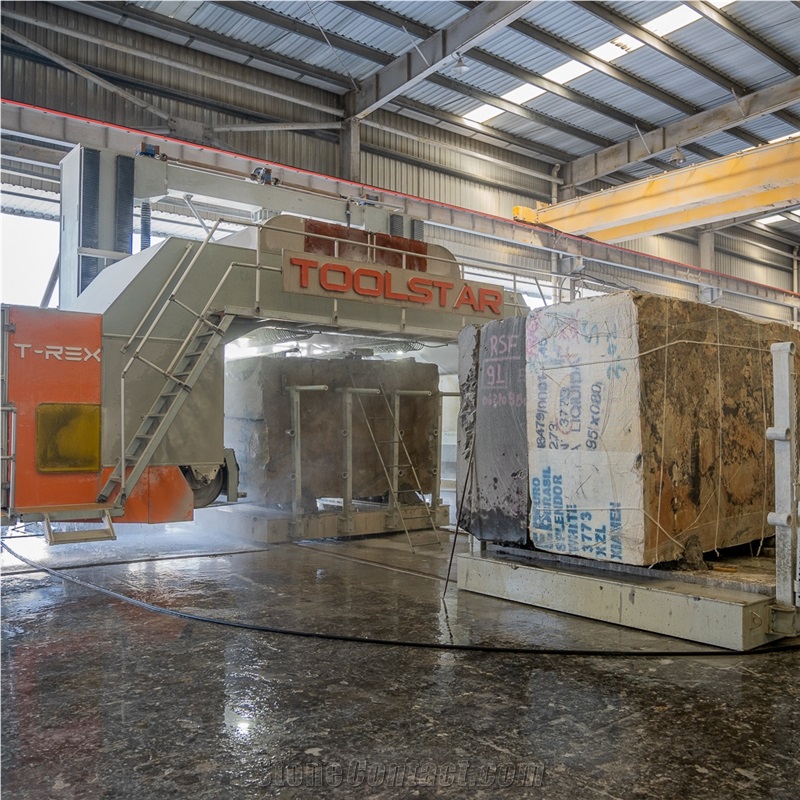 Multi Wire Saw Machines For Marble Granite Slabs Cutting