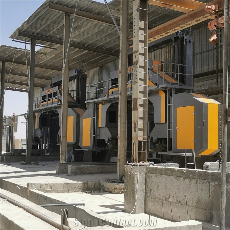 Multi Wire Saw Machines For Marble Granite Slabs Cutting