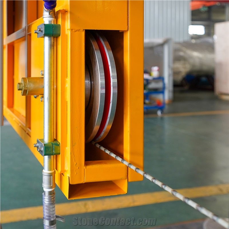Single Diamond Wire Saw Machine For Stone Shaping Profiling And Shaping