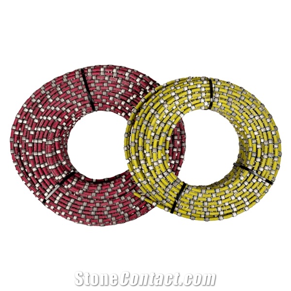 Diamond Wire-Saw For Squaring & Profiling Marble Blocks