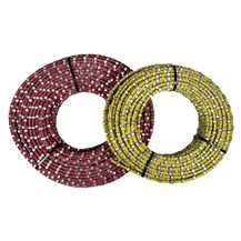 Diamond Wire-Saw For Squaring & Profiling Marble Blocks