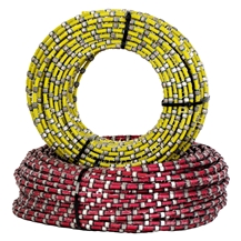 Diamond Wire-Saw For Squaring & Profiling Marble Blocks