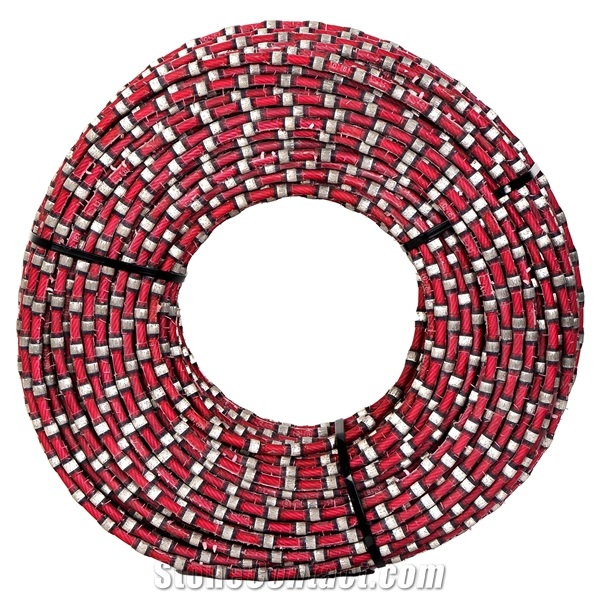 Diamond Wire-Saws For Granite Block Squaring And Profiling