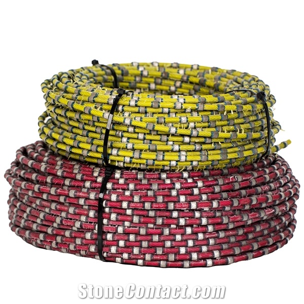 Diamond Wire-Saws For Granite Block Squaring And Profiling