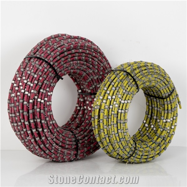Diamond Wire-Saws For Granite Block Squaring And Profiling