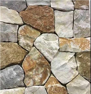 Multi-Color Slate Flagstone Paving Tiles