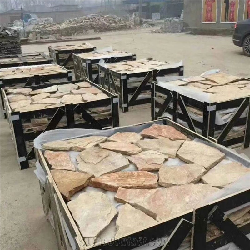 Multi-Color Slate Flagstone Paving Tiles