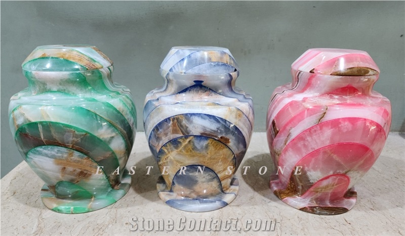 CHECKERBOARD CREMATION URNS, ASH URN, FUNERAL PRODUCTS