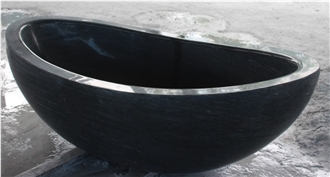 Black Marble Bath Tub