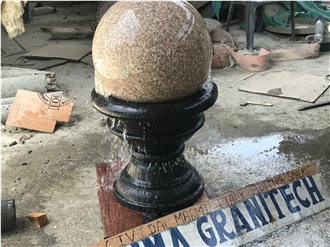 Granite Sphere Fountain, Granite Ball Fountain