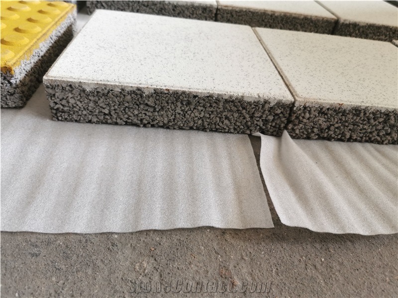 Sand Based Water Permeable Stone Pavement White YP3N